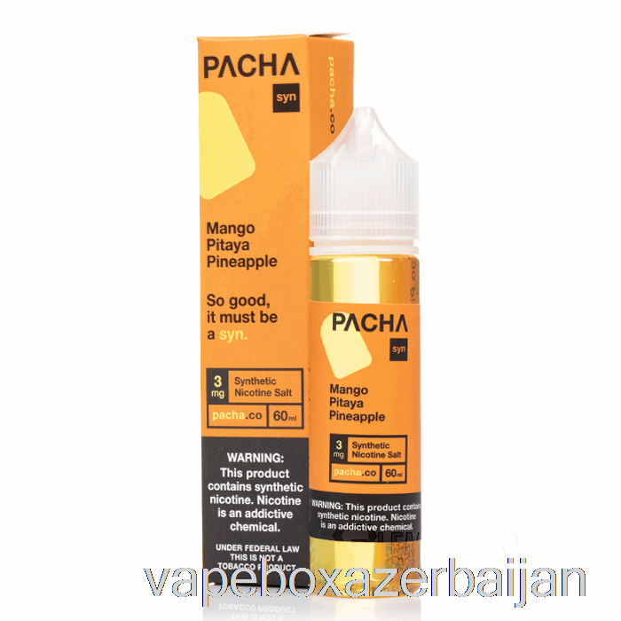 E-Juice Vape Mango Pitaya Pineapple - Pachamama - 60mL 3mg